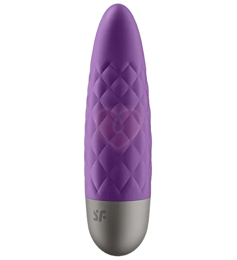 Рельефная вибропуля Satisfyer Ultra Power Bullet 5 фиолетовый фото 4