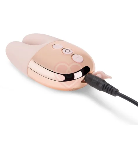 Мини-вибратор с двумя кончиками Le Wand Double Vibe розовое золото фото 5