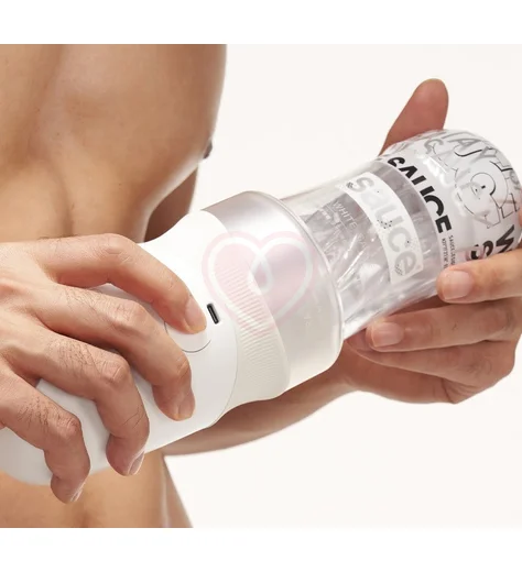 Автоматический мастурбатор Extra Sauce с эффектом вакуума и вращения фото 4