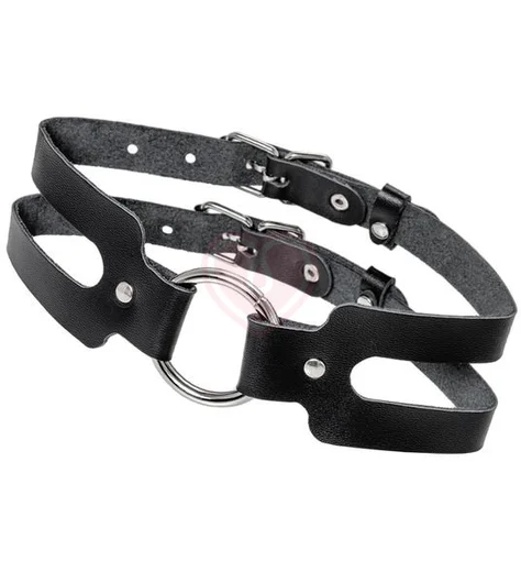 Чокер из двух ремешков Pecado BDSM черный фото 3