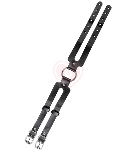 Чокер из двух ремешков Pecado BDSM черный фото 4