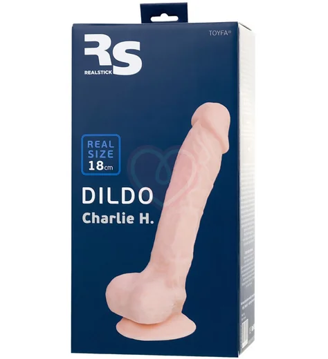 Реалистичный фаллоимитатор на присоске Rs Silicone Charlie H телесный фото 8