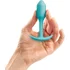 Утяжелённая анальная пробка для ношения b-Vibe Snug Plug 1 мини голубая фото 2