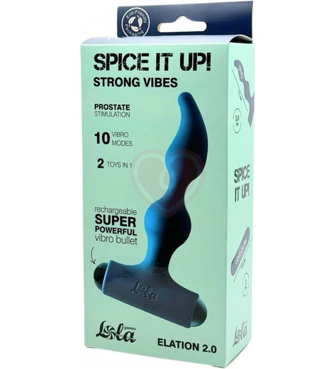 Анальный стимулятор с вибропулей Spice it Up Elation 2.0 зелёный фото 4