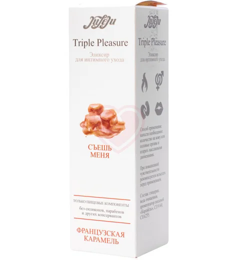 Эликсир для орального секса Juleju Triple Pleasure Французская карамель 130 г фото 6