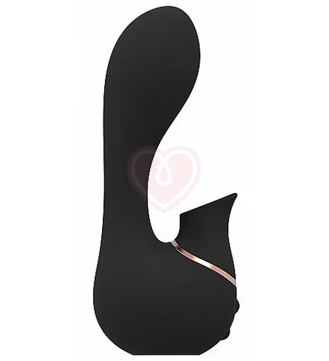 Вибратор с бесконтактной стимуляцией клитора Irresistible Mythical чёрный фото 2