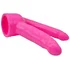 Насадка для двойного проникновения розовая фото 2