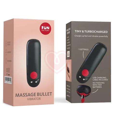 Вибропуля Fun Factory Bullet чёрная фото 2