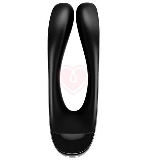 Мини-вибратор с двумя кончиками Satisfyer Candy Cane чёрный фото 3