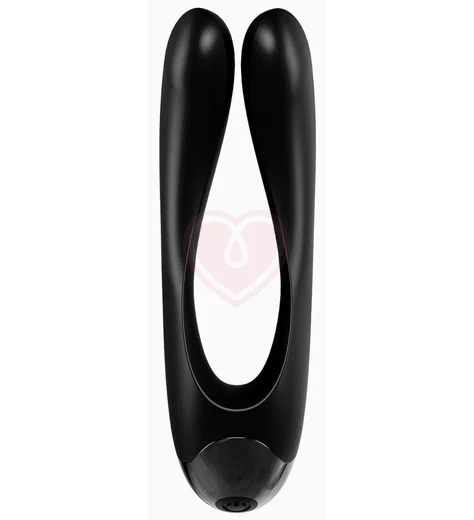 Мини-вибратор с двумя кончиками Satisfyer Candy Cane чёрный фото 4