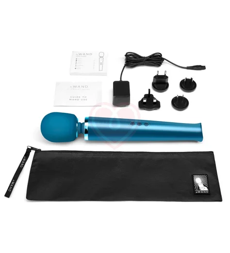 Мощный массажёр Le Wand Rechargeable синий фото 4