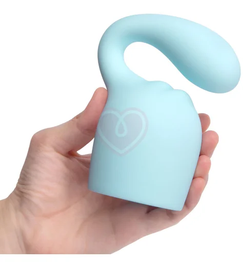 Насадка с утяжелённым кончиком для массажёра Le Wand Glider голубая фото 2