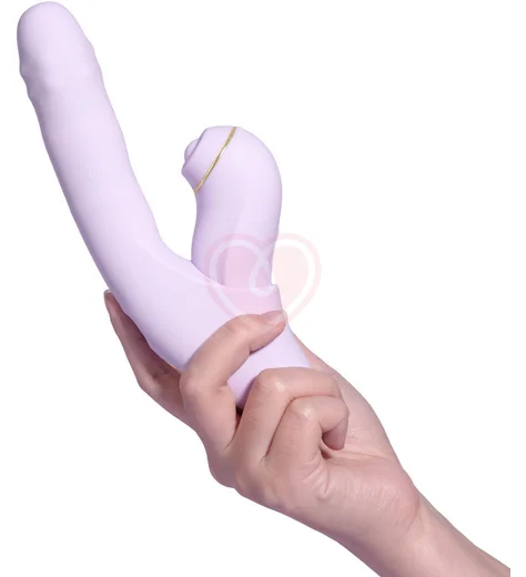 Вибратор со стимулятором клитора Svakom DuoGlow с приложением лиловый фото 5