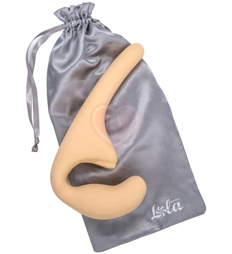 Безремневой страпон Natural Seduction бежевый фото 3