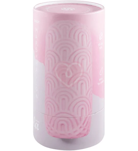 Мастурбатор с двухсторонним рельефом Marshmallow Maxi Candy розовый фото 4