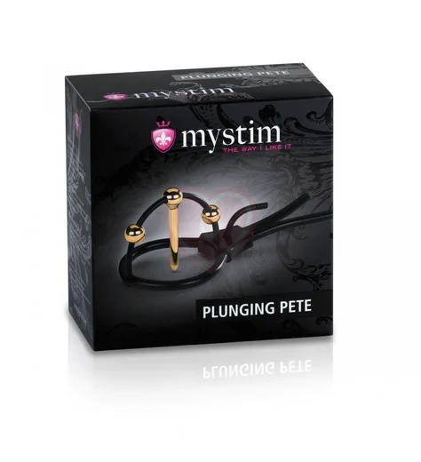 Кольцо на головку Mystim Plunging Pete со стимуляцией уретры фото 2