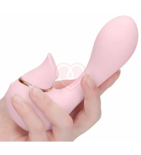 Вибратор с бесконтактной стимуляцией клитора Irresistible Mythical розовый фото 4