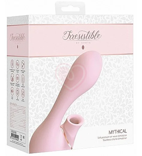 Вибратор с бесконтактной стимуляцией клитора Irresistible Mythical розовый фото 5