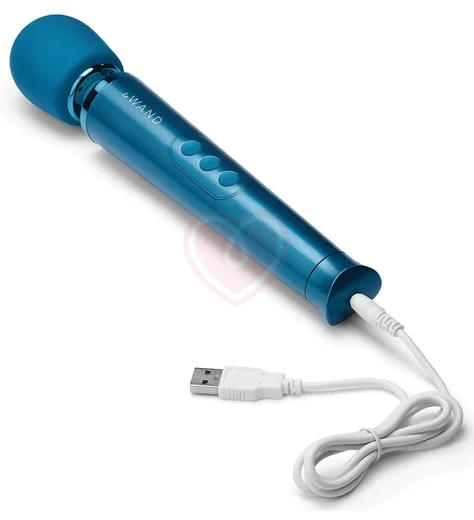 Массажёр Le Wand Petite Rechargeable лазурный фото 3