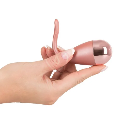 Виброяйцо со стимулятором клитора и пультом управления Belou розовый фото 2