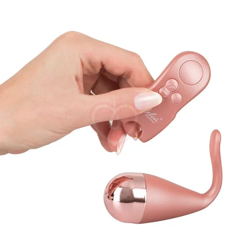 Виброяйцо со стимулятором клитора и пультом управления Belou розовый фото 3