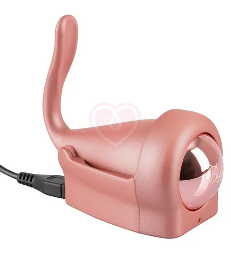 Виброяйцо со стимулятором клитора и пультом управления Belou розовый фото 4