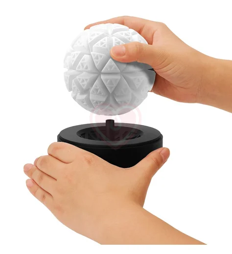 Мастурбатор Tenga Geo Glacier белый фото 4