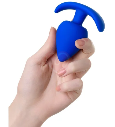 Анальная пробка ToyFa A-Toys Anal Plug синяя фото 3