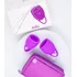 Набор из 2 менструальных чаш Lola Natural Wellness Tulip фиолетовый фото 3