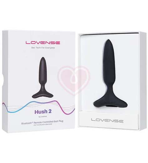 Тонкая анальная пробка Lovense Hush 2 XS с приложением фото 7