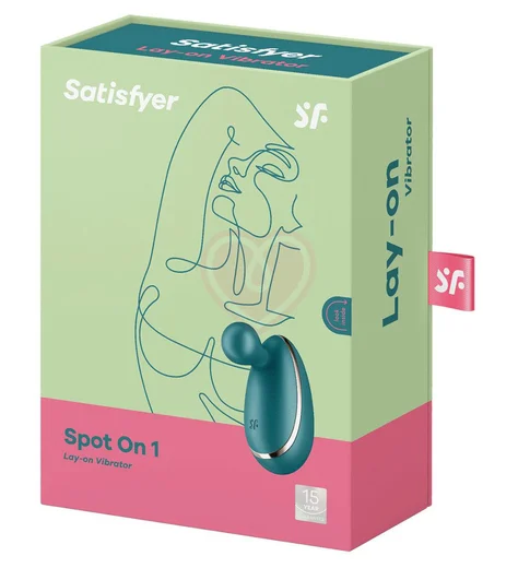 Мини-вибратор с круглым кончиком Satisfyer Spot On 1 зелёный фото 2
