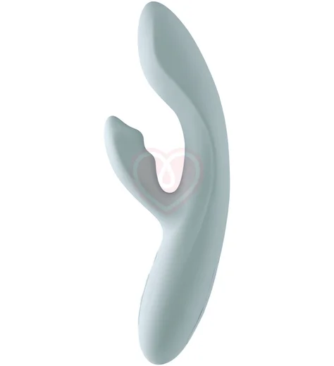 Вибратор кролик Svakom Chika с нагревом и управлением через приложение серый фото 8