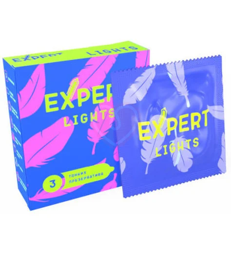 Ультратонкие презервативы Expert Lights 3 шт фото 2