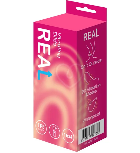 Реалистичный вибратор Real на присоске с пультом фото 15
