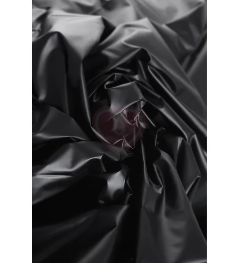 Виниловая простыня для секса Black Red by Toyfa чёрная фото 3