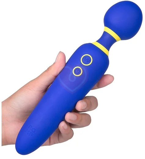 Вибромассажёр Romp Flip Wand Massager синий фото 2