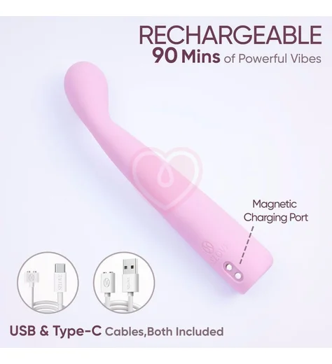 Вибратор со стимуляцией зоны G Selove TouchBend Se100 розовый фото 5