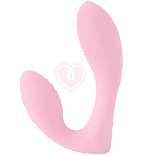 Вибратор с пультом Selove DuoFlex розовый фото 1