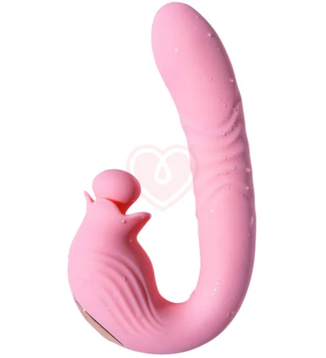 Вибратор со стимуляцией зоны G Selove Campanula розовый фото 1