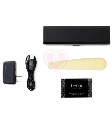 Нежный вибратор Tenga Iroha Mikazuki жёлтый фото 2