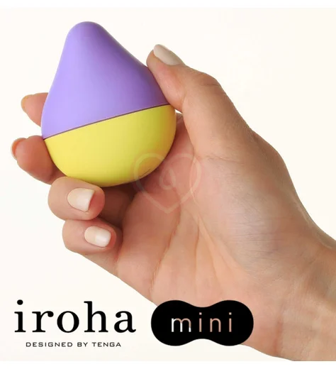Мини-вибратор Tenga Iroha Mini Fuji-Lemon жёлто-фиолетовый фото 4