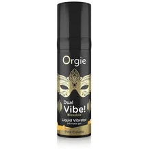 Гель для орального секса с эффектом вибрации Orgie Dual Vibe Пина колада 15 мл