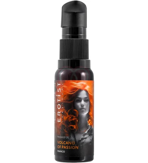 Гель для массажа с эффектом вибрации Erotist Volcano Of Passion Mango Манго 25 мл фото 1