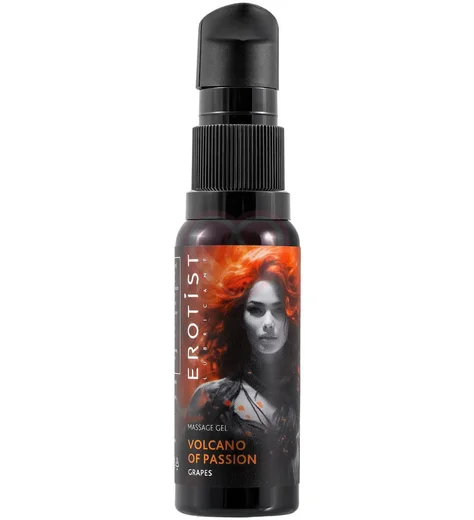 Гель для массажа с эффектом вибрации Erotist Volcano Of Passion Grapes виноград 25 мл фото 1