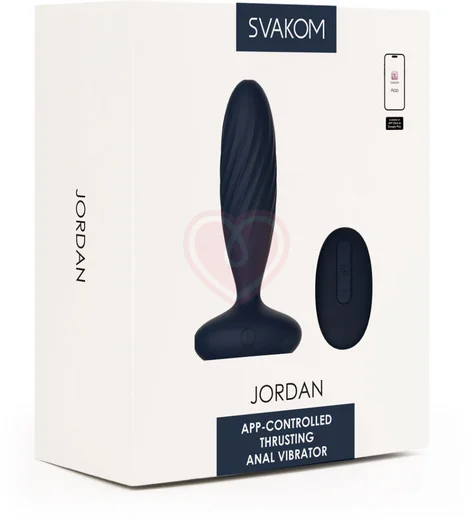 Анальная вибропробка с пульсацией Jordan и пультом управления фото 3