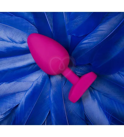 Анальная пробка с вибрацией Gvibe Gplug Bioskin розовая фото 3