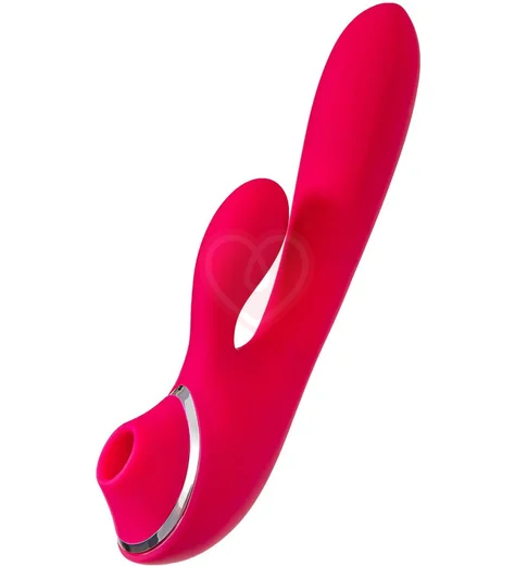 Многофункциональный вибратор-кролик с вакуумно-волновой стимуляцией Jos Doobl розовый фото 4