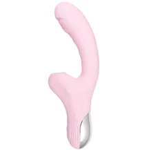 Вибратор-кролик с ласкающим язычком Jos Orali розовый