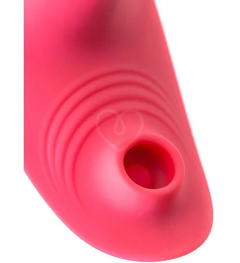 Вакуумно-волновой стимулятор с пультом ДУ Jos Xiari розовый фото 12