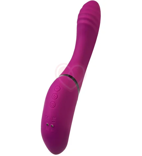 Поворотный вибратор с вакуумно-волновой стимуляцией Jos Spinser фиолетовый фото 10